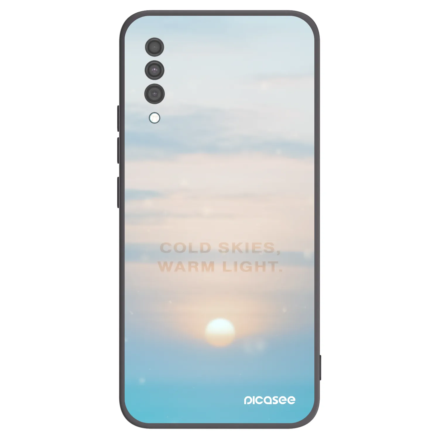 Picasee husă neagră din silicon pentru Samsung Galaxy A30s A307F - COLD SKIES