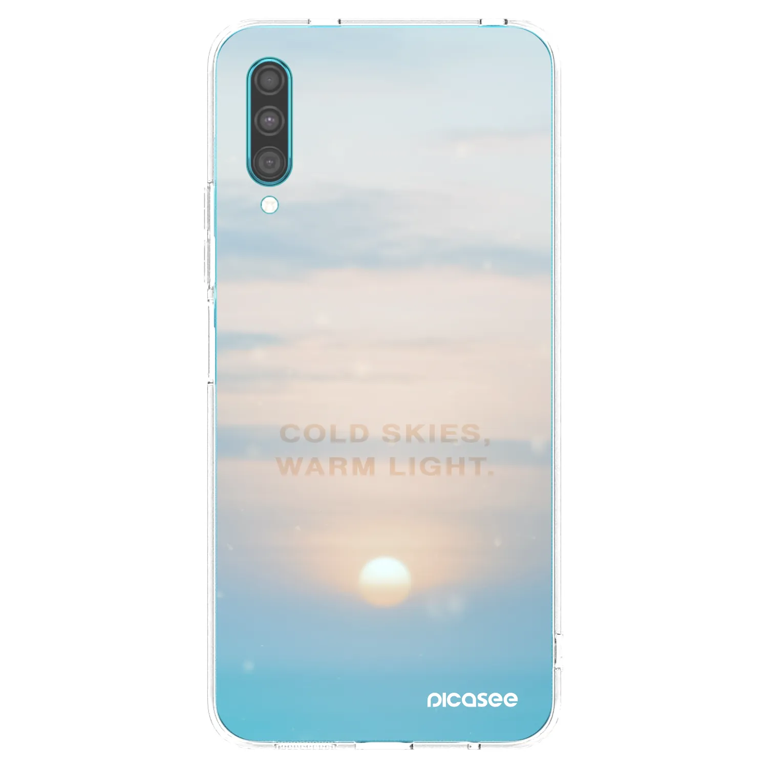 Picasee husă transparentă din silicon pentru Samsung Galaxy A30s A307F - COLD SKIES