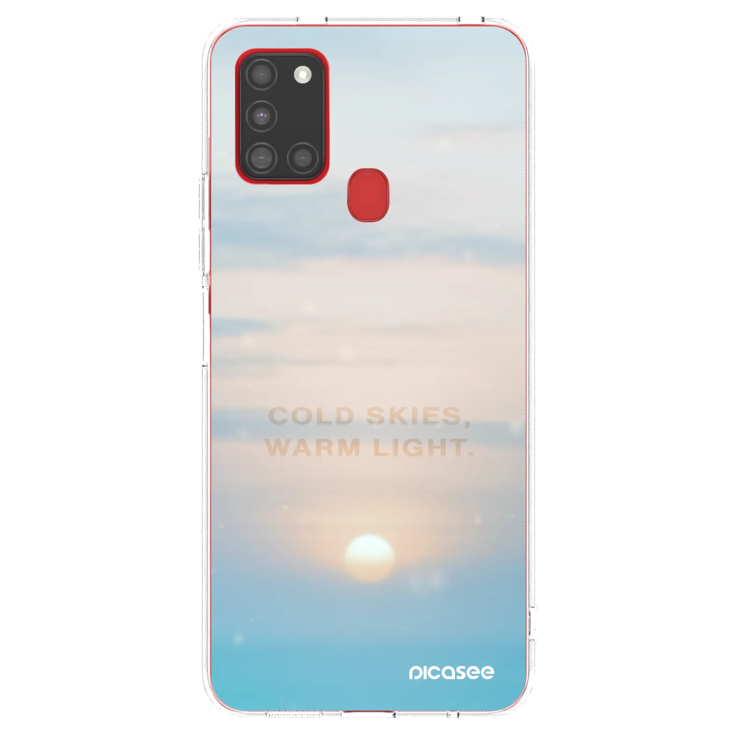 Picasee husă transparentă din silicon pentru Samsung Galaxy A21s - COLD SKIES