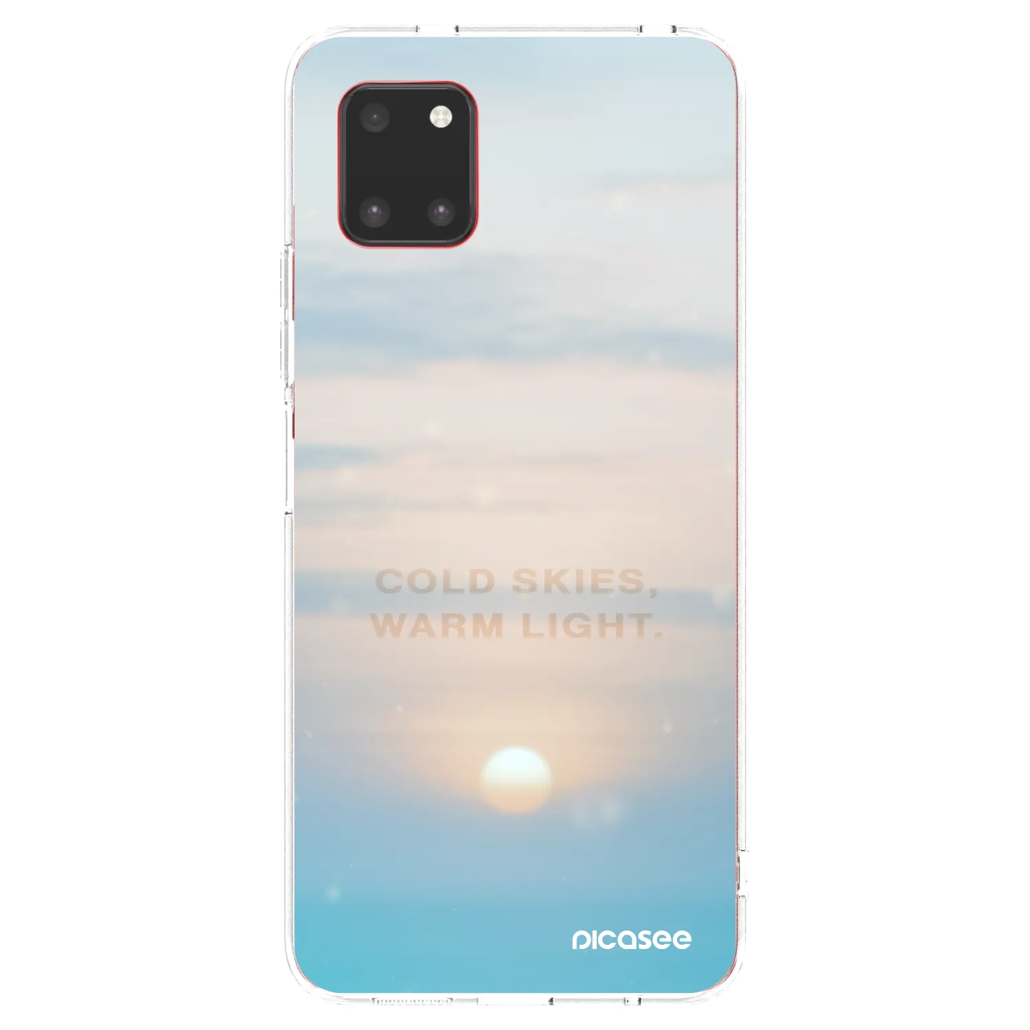Picasee husă transparentă din silicon pentru Samsung Galaxy Note 10 Lite N770F - COLD SKIES