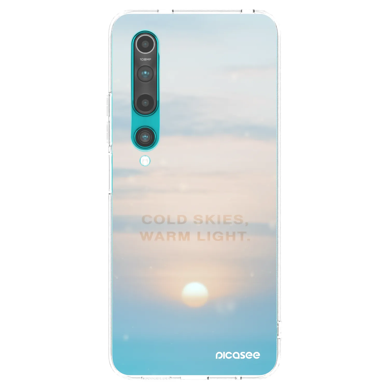 Picasee husă transparentă din silicon pentru Xiaomi Mi 10 - COLD SKIES