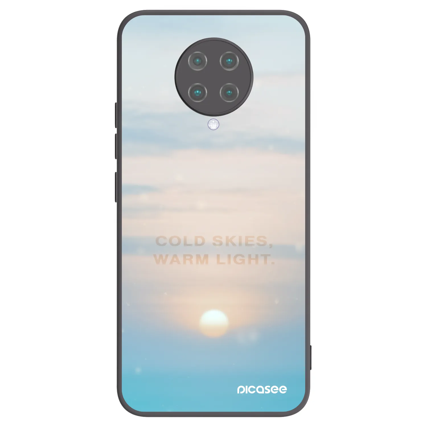 Picasee husă neagră din silicon pentru Xiaomi Poco F2 Pro - COLD SKIES