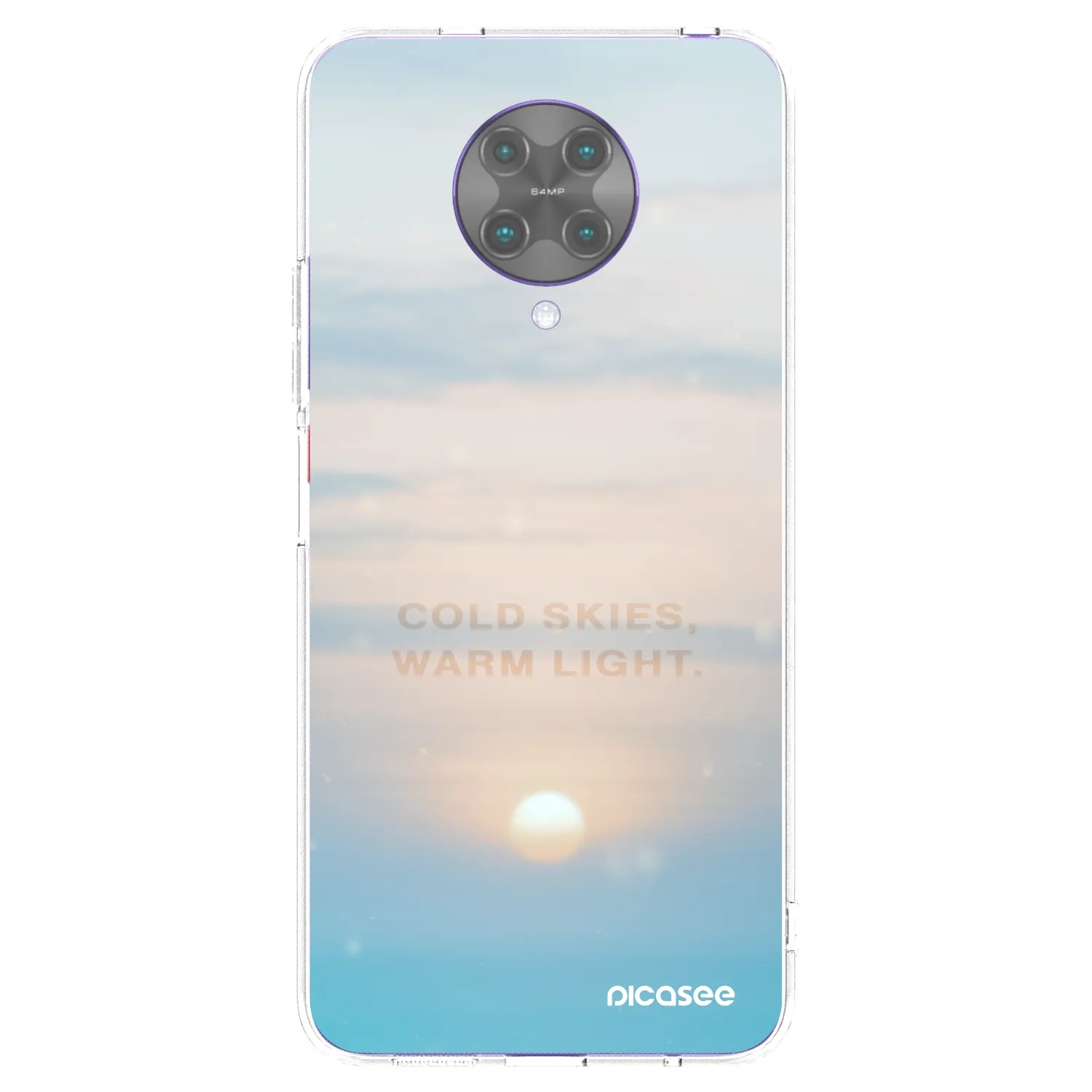 Picasee husă transparentă din silicon pentru Xiaomi Poco F2 Pro - COLD SKIES