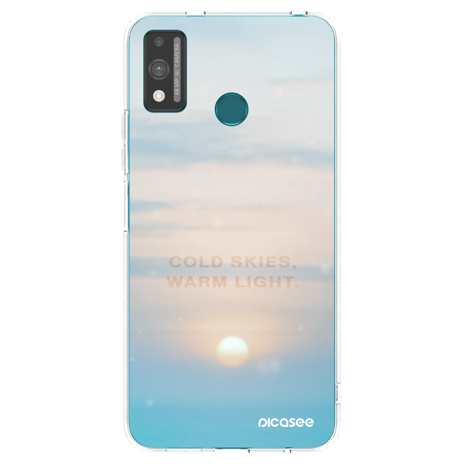 Picasee husă transparentă din silicon pentru Honor 9X Lite - COLD SKIES