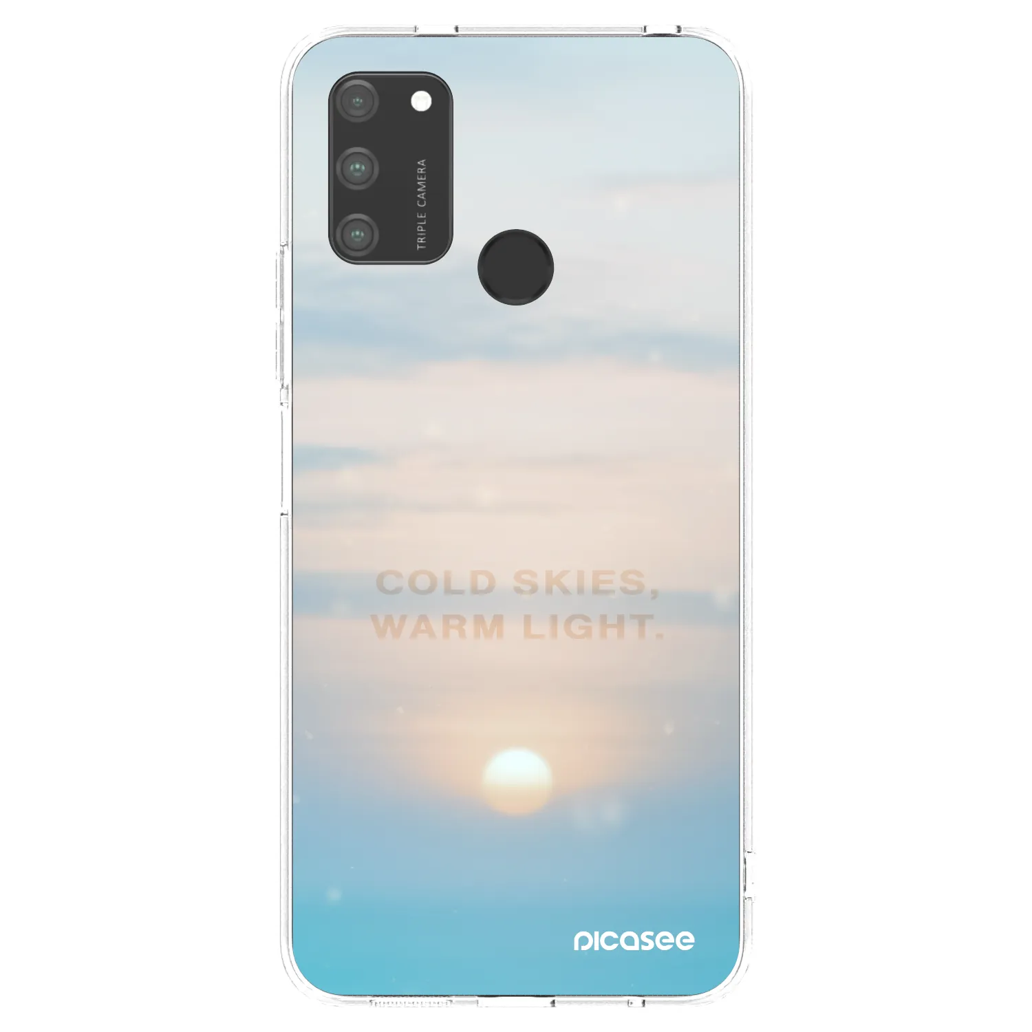 Picasee husă transparentă din silicon pentru Honor 9A - COLD SKIES