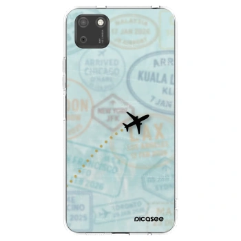 Picasee husă transparentă din silicon pentru Huawei Y5P - FLIGHT PATH