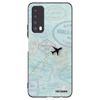 Picasee husă neagră din silicon pentru Huawei P Smart 2021 - FLIGHT PATH