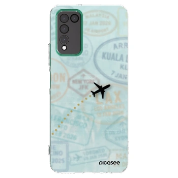 Picasee husă transparentă din silicon pentru Honor 10X Lite - FLIGHT PATH