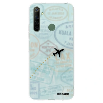 Picasee husă transparentă din silicon pentru Realme 6i - FLIGHT PATH