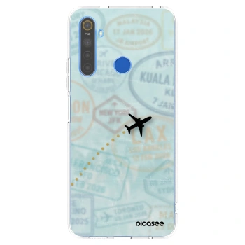 Picasee husă transparentă din silicon pentru Realme 5 - FLIGHT PATH