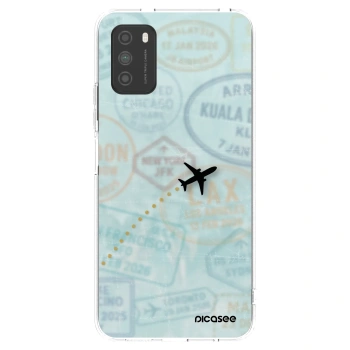 Picasee husă transparentă din silicon pentru Xiaomi Poco M3 - FLIGHT PATH