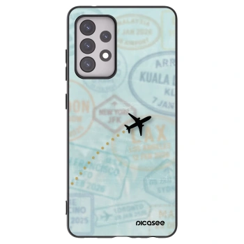 Picasee husă neagră din silicon pentru Samsung Galaxy A52 5G A525F - FLIGHT PATH