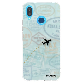 Picasee husă transparentă din silicon pentru Huawei P20 Lite - FLIGHT PATH