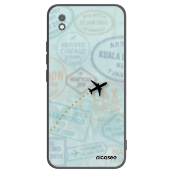 Picasee husă neagră din silicon pentru Xiaomi Redmi 9AT - FLIGHT PATH