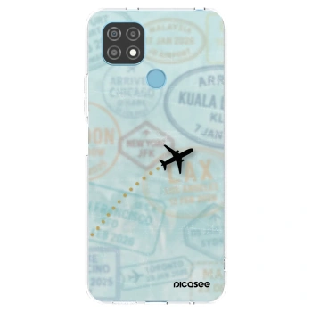 Picasee husă transparentă din silicon pentru Realme C21 - FLIGHT PATH