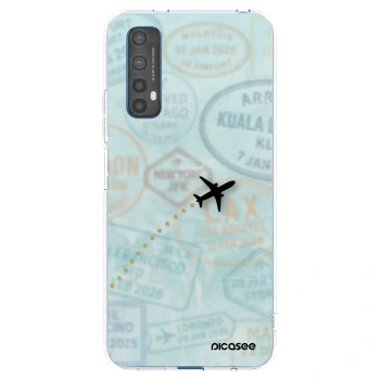 Picasee husă transparentă din silicon pentru Realme 7 - FLIGHT PATH