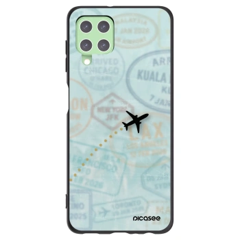 Picasee husă neagră din silicon pentru Samsung Galaxy A22 A225F 4G - FLIGHT PATH
