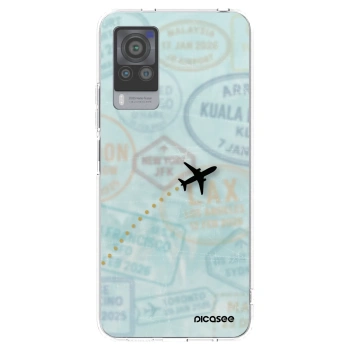 Picasee husă transparentă din silicon pentru Vivo X60 Pro 5G - FLIGHT PATH