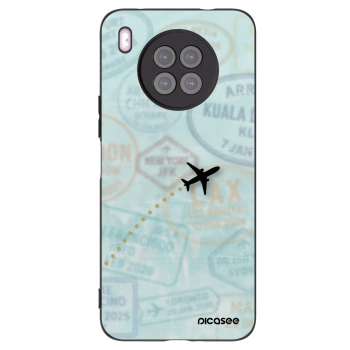 Picasee husă neagră din silicon pentru Huawei Nova 8i - FLIGHT PATH