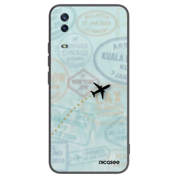 Picasee husă neagră din silicon pentru Vivo Y11s - FLIGHT PATH