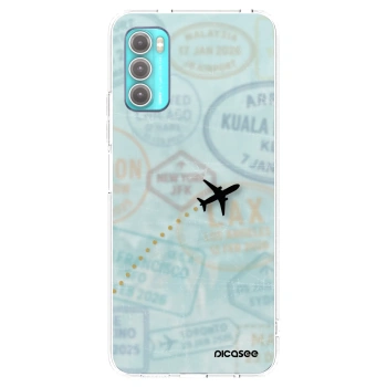 Picasee husă transparentă din silicon pentru Motorola Moto G60 - FLIGHT PATH