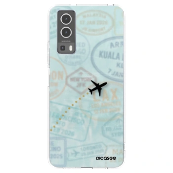 Picasee husă transparentă din silicon pentru Vivo Y72 5G - FLIGHT PATH