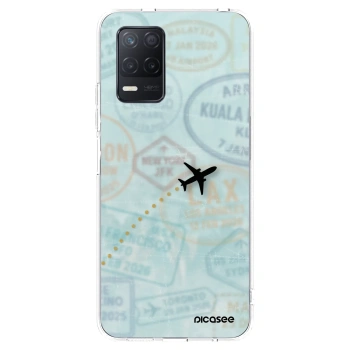 Picasee husă transparentă din silicon pentru Realme 8 5G - FLIGHT PATH