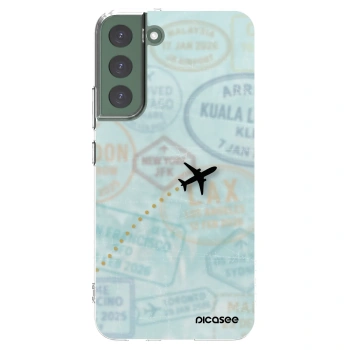 Picasee husă transparentă din silicon pentru Samsung Galaxy S22+ 5G - FLIGHT PATH