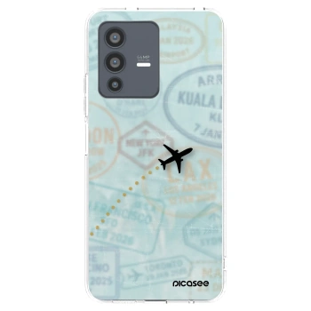 Picasee husă transparentă din silicon pentru Vivo V23 5G - FLIGHT PATH