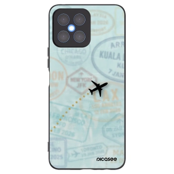 Picasee husă neagră din silicon pentru Honor X8 4G - FLIGHT PATH