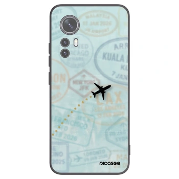 Picasee husă neagră din silicon pentru Xiaomi 12X - FLIGHT PATH