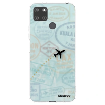 Picasee husă transparentă din silicon pentru Realme C21Y - FLIGHT PATH