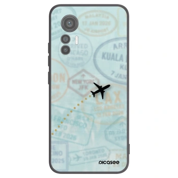 Picasee husă neagră din silicon pentru Xiaomi 12 Lite - FLIGHT PATH