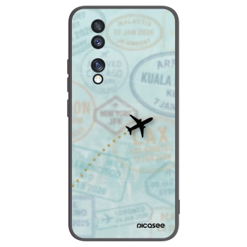 Picasee husă neagră din silicon pentru Honor 70 - FLIGHT PATH