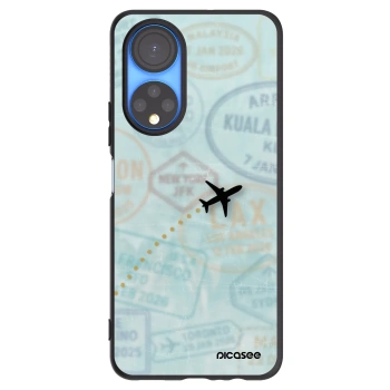 Picasee husă neagră din silicon pentru Honor X7 - FLIGHT PATH