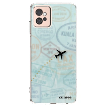 Picasee husă transparentă din silicon pentru Motorola Moto G32 - FLIGHT PATH