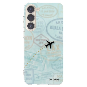 Picasee husă transparentă din silicon pentru Samsung Galaxy S23+ 5G - FLIGHT PATH