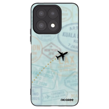 Picasee husă neagră din silicon pentru Honor X8a - FLIGHT PATH