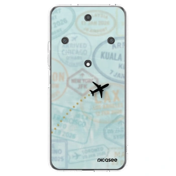 Picasee husă transparentă din silicon pentru Honor Magic5 Lite 5G - FLIGHT PATH