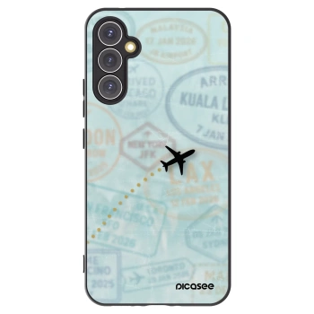 Picasee husă neagră din silicon pentru Samsung Galaxy A34 5G A346B - FLIGHT PATH