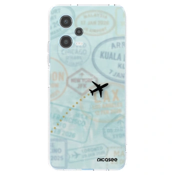 Picasee husă transparentă din silicon pentru Xiaomi Redmi Note 12 5G - FLIGHT PATH