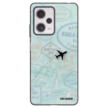 Picasee husă neagră din silicon pentru Xiaomi Redmi Note 12 Pro+ 5G - FLIGHT PATH
