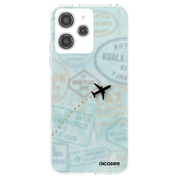 Picasee husă transparentă din silicon pentru Xiaomi Redmi 12 4G - FLIGHT PATH