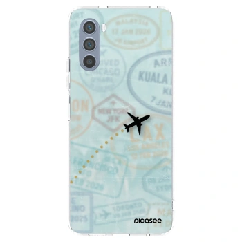 Picasee husă transparentă din silicon pentru Motorola Moto G62 - FLIGHT PATH