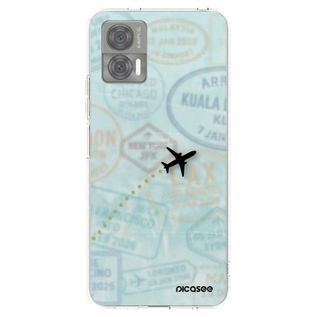 Picasee husă transparentă din silicon pentru Motorola Edge 30 Neo - FLIGHT PATH