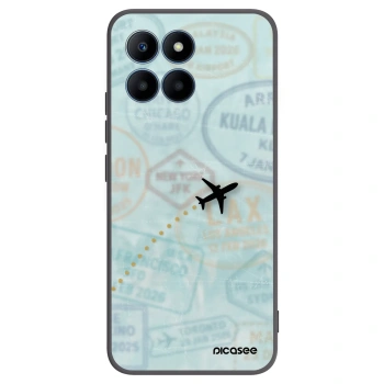 Picasee husă neagră din silicon pentru Honor 70 Lite - FLIGHT PATH