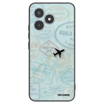 Picasee husă neagră din silicon pentru Realme C53 - FLIGHT PATH