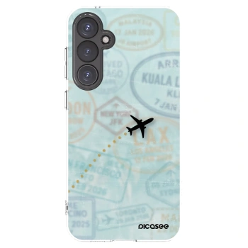 Picasee husă transparentă din silicon pentru Samsung Galaxy S23 FE S711B - FLIGHT PATH