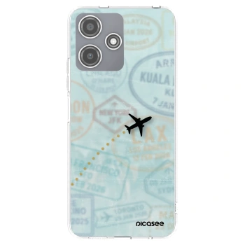 Picasee husă transparentă din silicon pentru Xiaomi Redmi 12 5G - FLIGHT PATH