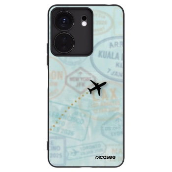 Picasee husă neagră din silicon pentru Xiaomi Redmi 13C 4G - FLIGHT PATH